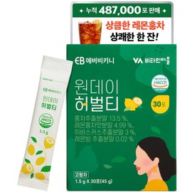 Ever Bikini One Day Herbal Tea, 1.5g, 30 pieces, 1 piece / 에버비키니 원데이 허벌티, 1.5g, 30개입, 1개
