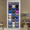 qimeyu Baseball Cap Door Organizer, Grey