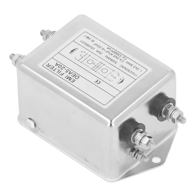 Noise Suppressor Power EMI Filter Single Phase Line Conditioner AC115V