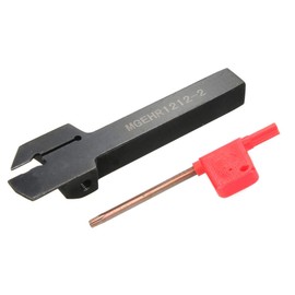 KATSU Indexable Inserts Lathe Parting Cutting Tool Holder with 10 Inserts MGEHR1212-2 & MGMN200 Inserts 111102