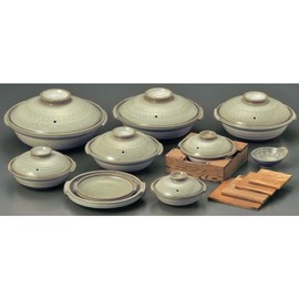 Yamasita Craft 11437070 Ginpu Kyomishima No. 5.5 Pot 7.3 x 6.7 x 3.5 inches (18.5 x 17 x 9 cm), 400cc