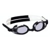 Beco Unisex - Adult Barcelona Swimming Goggles, Black/White, One Size