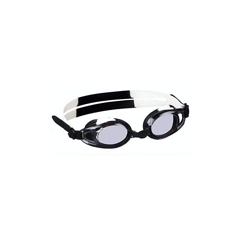 Beco Unisex - Adult Barcelona Swimming Goggles, Black/White, One Size
