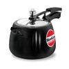 Hawkins 4 Litre Contura Black Pressure Cooker, Hard Anodised Inner