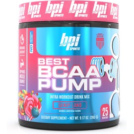 BPI Sports Best BCAA PUMP - BCAA Powder Bebida Deportiva Intra Workout con Aminoácidos de Cadena Ramificada para la Hidratación, para Hombres y