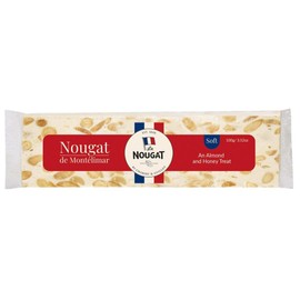 LeNougat Soft Montelimar Nougat (Almond & Honey) Bar, 3.52oz (1 Bar)