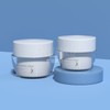 Hand Cream Empty Bottle Spot 30G PS Cream Jar 50G Thick Wall Double Hand Cream Small Container Wide Mouth 20G White PS + PP 30ea