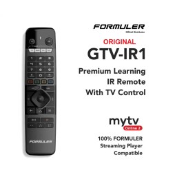 Formuler GTV-IR1 Hybrid Remote Control Works with all Formuler & Dreamlink Boxes