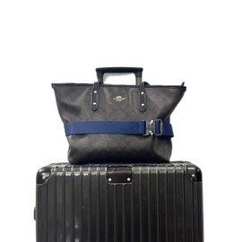 Yagerine Travel Belt for Suitcase, Adjustable Luggage Strap for Carry on Bag, Hand-Free Add a Bag on Luggage Travel Accessories with Metal Buckle (Blue)