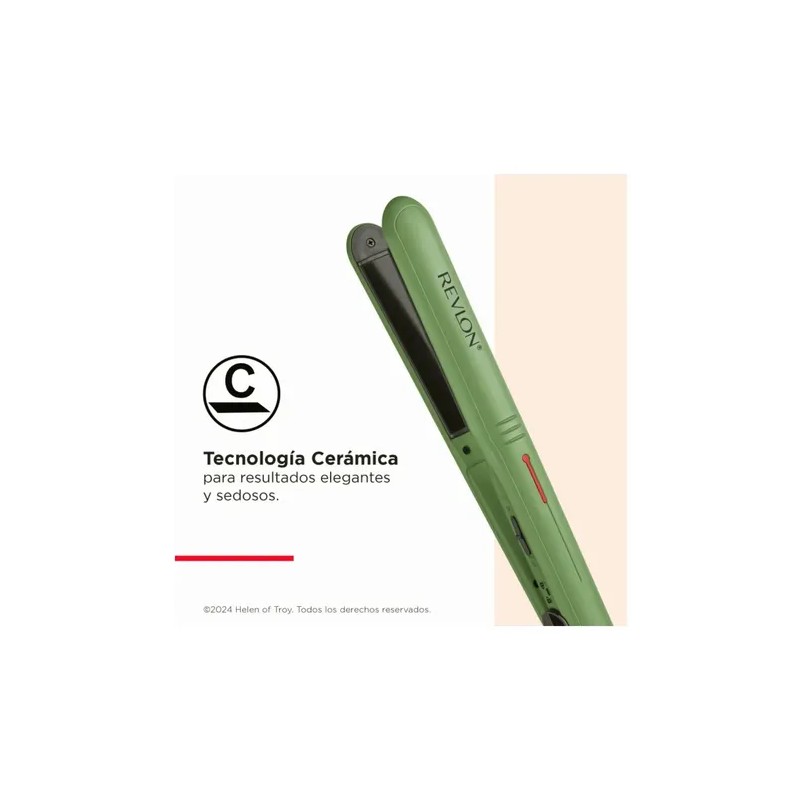 Revlon Alaciadora De Cerámica De 1 Verde