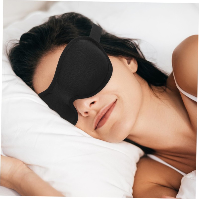 FRCOLOR 3pcs Silk Sleep Mask for Women Travel Eye Mask