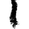 Simply Products 4M Fine Cut Black Christmas Tinsel Garland Decoration