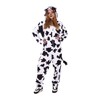 Rubie's Rubies Kuh-Kostüm für Erwachsene, Unisex, Einheitsgröße, weißer Jumpsuit mit