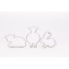 Krifka Formina Sheep Standing, Sheep, Rabbit, Set of 3 Easter