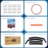 Nilight Vent Window Visors for Crosstrek 2018-2023 Impreza Hatchback 2017