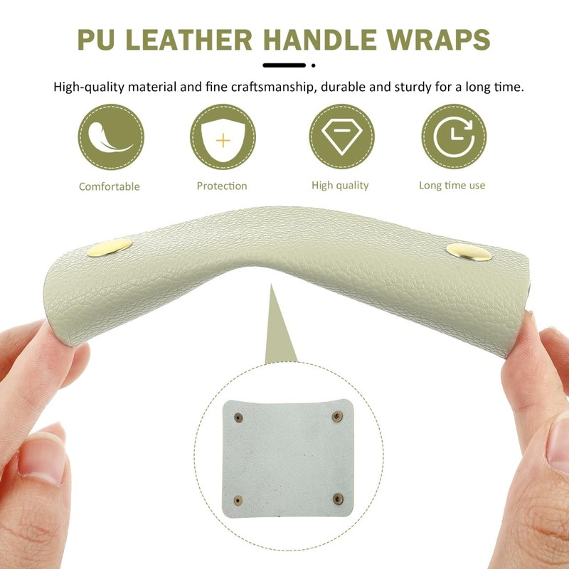 TENDYCOCO 2Pcs Luggage Handle Wraps for Suitcase Soft Bag Handle