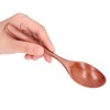 Wood Spoon for Eating, Small Wooden Spoon Wood Soup Spoon