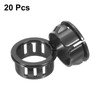 sourcing map Cable Snap Bushing Grommets, 20Pcs 21mm/0.83" Mounting Dia