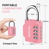 Puroma 1 Pack Combination Lock for Locker 4 Digit Outdoor