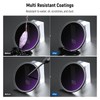 NEEWER 82mm Variable ND Filter ND2-400 (1-9 Stops) with 3x