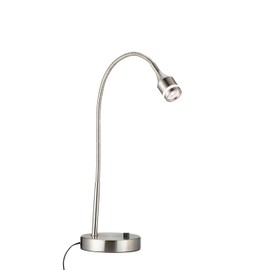 Adesso Home 3218-22 Transitional LED Table Lamp from Prospect Collection in Pwt, Nckl, B/S, Slvr. Finish, 5.00 inches, Desk