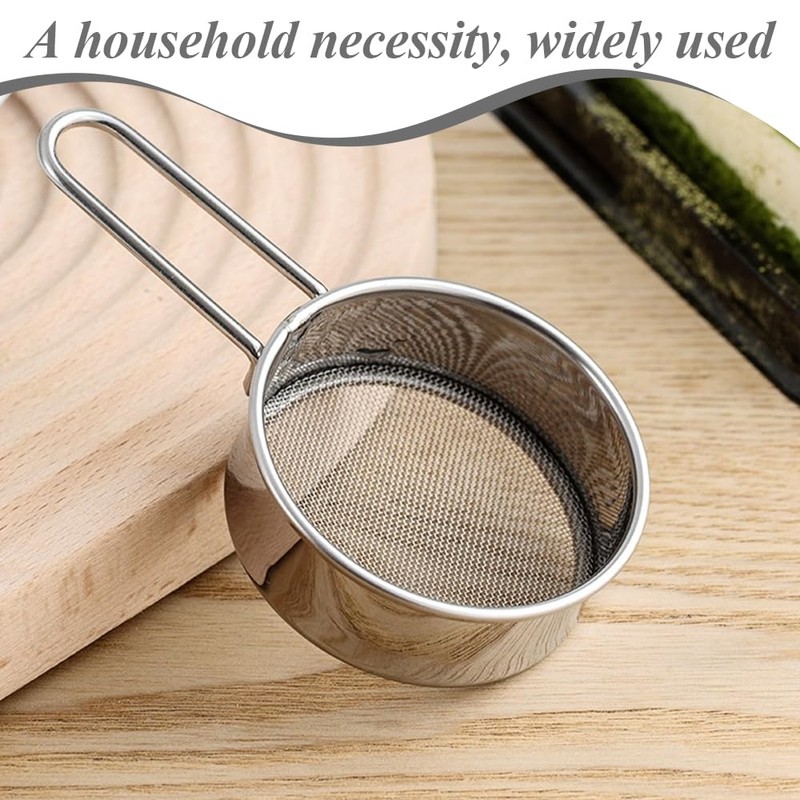 Baking Flour Sifter, Flour Sieve Sifters, Fine Mesh Round Sifter,