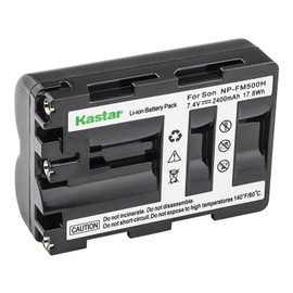 Kastar Battery (1-Pack) for Sony NP-FM500H and DSLR-A100, A200, A300, A350, A450, A500, A550, A560, A580, A700, A850, A900, Alpha SLT A57, A58, A65, A65V, A77, A77V, A77 II, A77M2, A99, A99V, CLM-V55