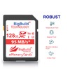 BigBuild Technology 128GB UHS-I U3 95MB/s Memory Card For Panasonic