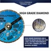 RHAPSODY 14 Inch Diamond Concrete Saw Blade, Turbo Segmented General