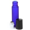 Cobalt Blue Glass Roll-On Bottles with Stainless Steel Roller Balls