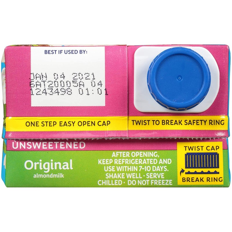 Almond Breeze Dairy Free Almondmilk Unsweetened Original 32 Oz Boxes,