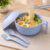 Syaonrst Microwave Ramen Bowl with Utensil Box - 1 Set