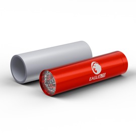 v4.0 670 nm Deep Red LED Light 8mW/cm2 | USA Lab Verified 670nm Flashlight (670 nm LED) w/Silicone Spacing Tube | Easy on The Eyes - no Blue Light