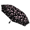 Eburffo Portable Travel Umbrella Rose Folding Automatic Compact Anti-UV Umbrellas