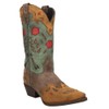 Laredo Womens Miss Kate Floral Tooled Inlay Snip Toe Casual