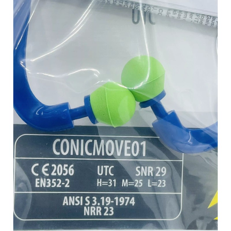 Delta Plus Hearing Protection CONICMOVE01 NRR 23 Decibels
