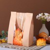 100 Pcs Paper Bread Bags for Homemade Bread, Kraft Sourdough