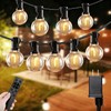 SANBEN Outdoor String Lights-100ft 50+2 G40 Bulbs Patio Lights with