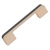 GlideRite Hardware 3-3/4 in. Center Embossed Leather Strip Cabinet Pull