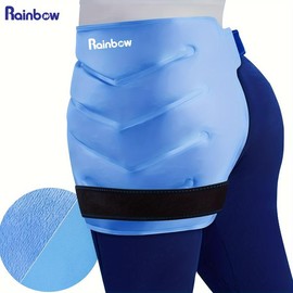 Extra Large (Waistline 42-51") Ice Pack Wrap, Reusable Cold Pack for Hip, Gel Ice Packs for Hot Cold Compress - Color: Blue