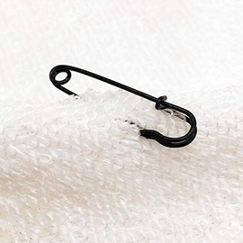 Yitaocity FF34 10Pcs 4 inch 10cm Extra Large Safety Pins Metal Heavy Duty Blanket Pins for Jewelry Crafts (Black)