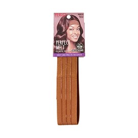 Red by Kiss Perfect Melt Elastic Band, Non-Slip Silicone Band for Wigs, Ultimate Comfort Perfect Lace Frontal Wig Band 1-3/4" (Natural Brown)