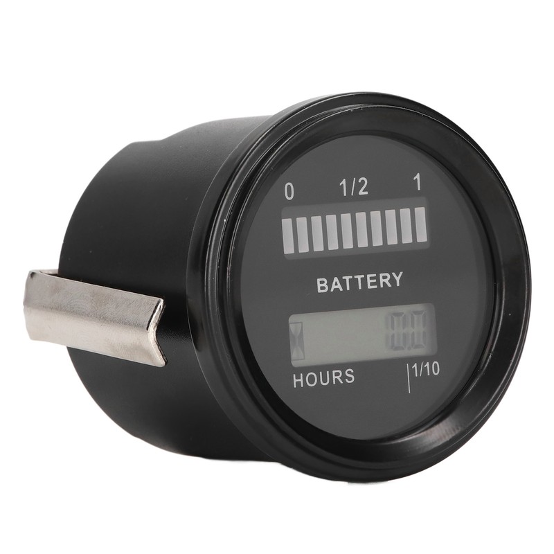 Digital Battery Indicator Hour Meter Multifunctional Gauge IP65 Waterproof for