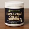 PawZentra Skin and Coat Dog Chews - 60 Count