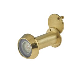 Door Viewer Polished Brass Peephole Wide Angle 50-75mm Thick Doors