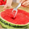 Unbranded Watermelon Slicer Cutter 2-in-1 Fork Stainless Steel Fruit Cutting