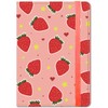 CRETACABIN Strawberry Passport Cover Wallets Leather Credit Card Holder Passport