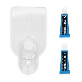 Clear Hook for Wallpaper (M) (Transparent) 1 Set, Load Capacity 4.4 lbs (2 kg)