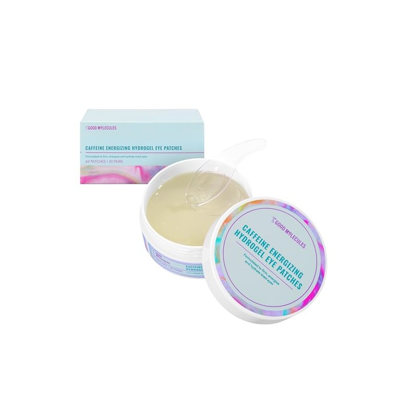 Good Molecules Caffeine Energizing Hydrogel Eye Patches - Hydrogel Mask