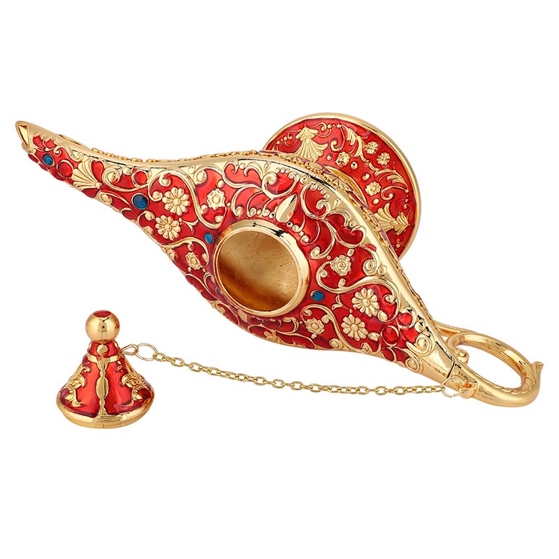 Retro Metal Fairy Tale Conjuring Genie Home Teapot Oil Lamp
